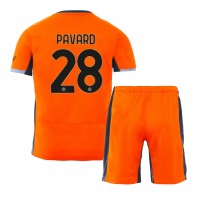 Inter Milan Benjamin Pavard #28 3rd trikot Kinder 2023-24 Kurzarm (+ Kurze Hosen)